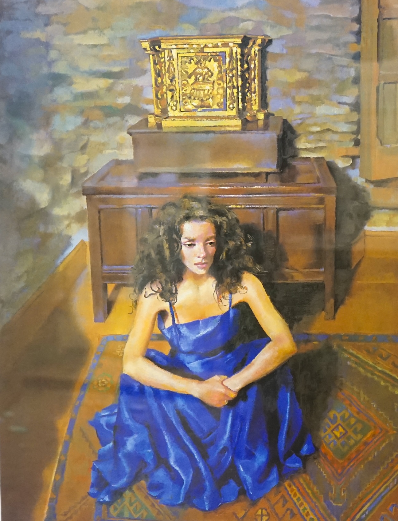 Robert Lenkiewicz (1941-2002), artist proof lithograph, 'Anna seated' (Millenium Edition), no.1V/XXV signed in pencil, titled and inscribed Anna Navas, 52 x 39cm. Condition - good